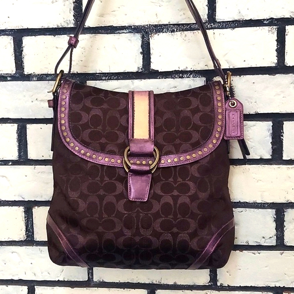 Coach Lurex shoulder bag